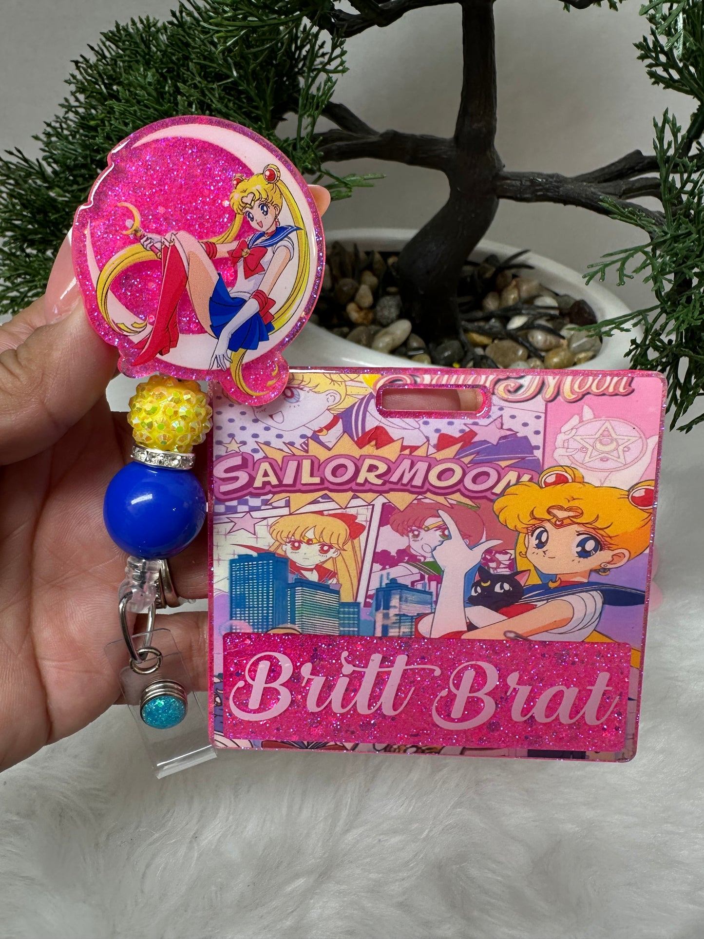 SailorMoon Badge Buddy Set