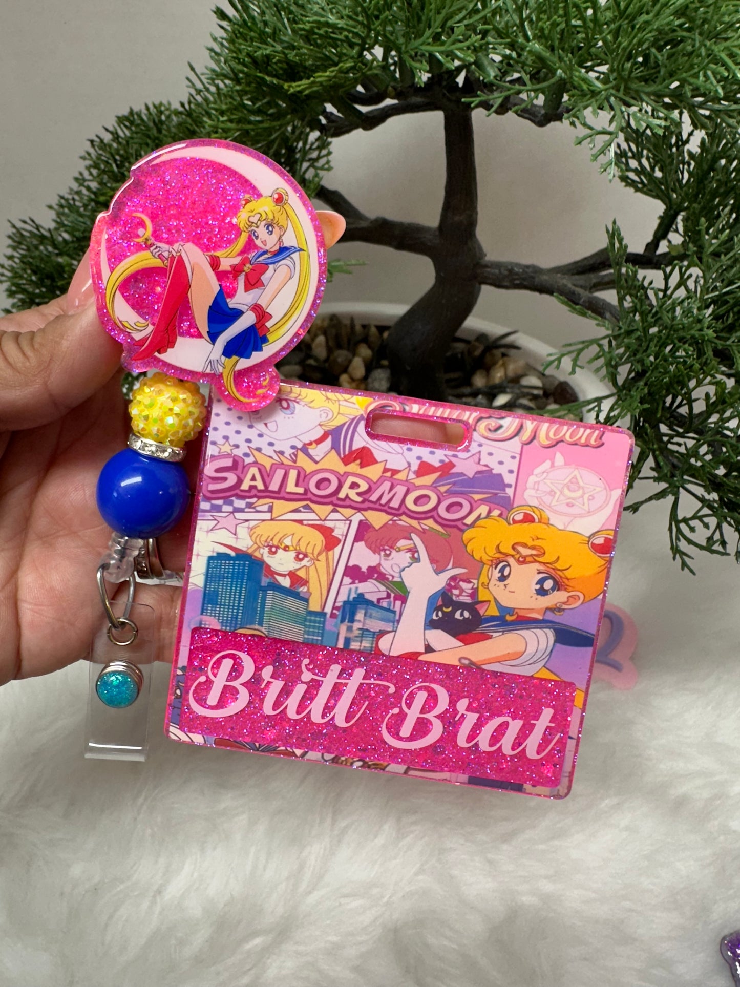 SailorMoon Badge Buddy Set