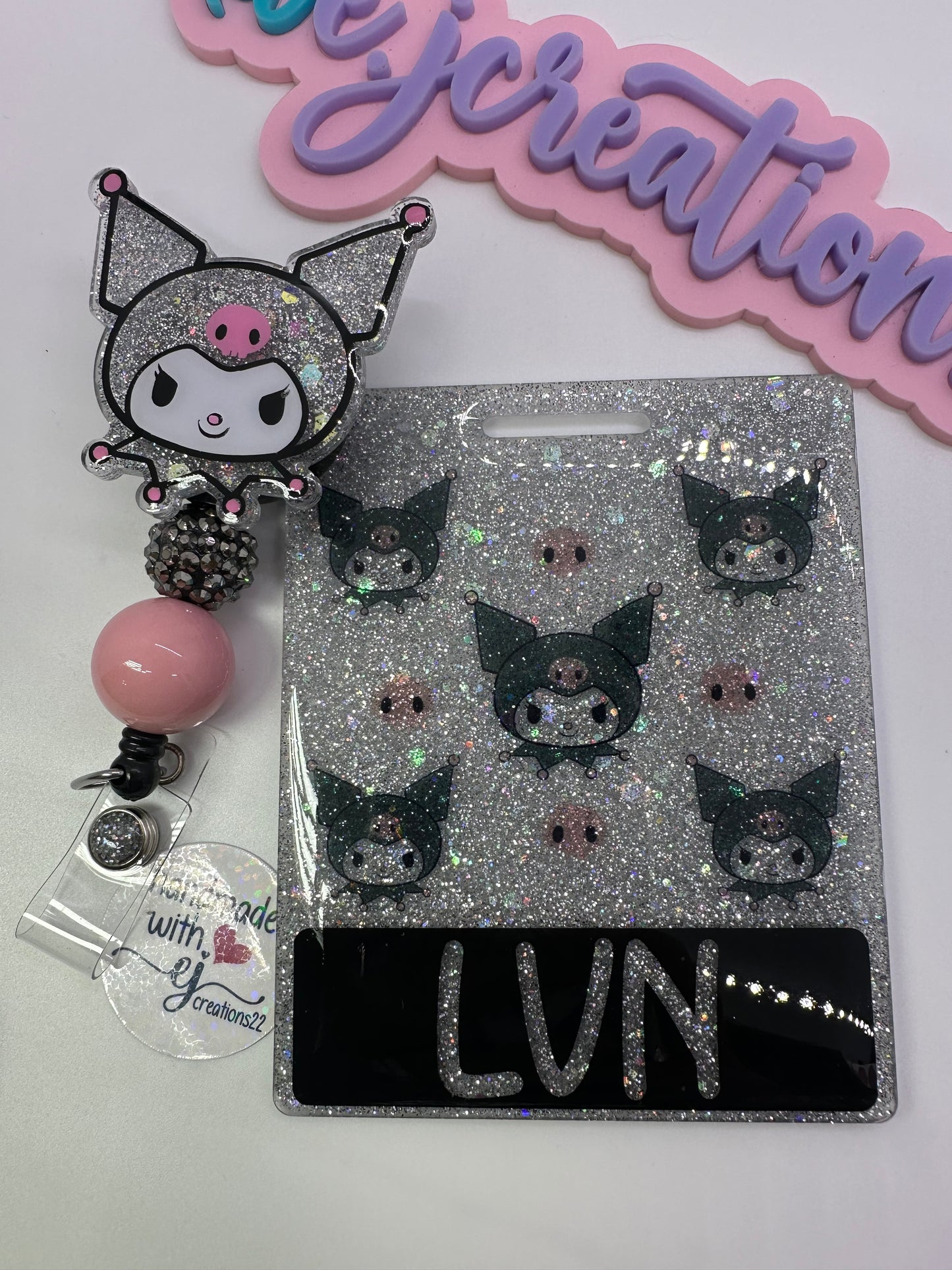 Kuromi Badge Buddy Set