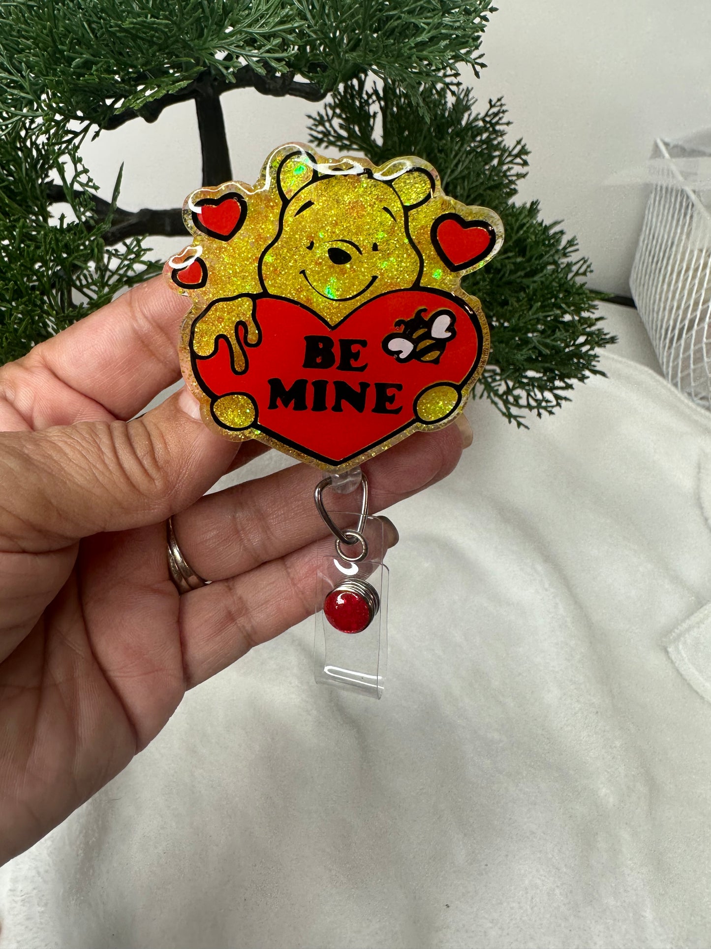 Pooh Be Mine Badge Reel