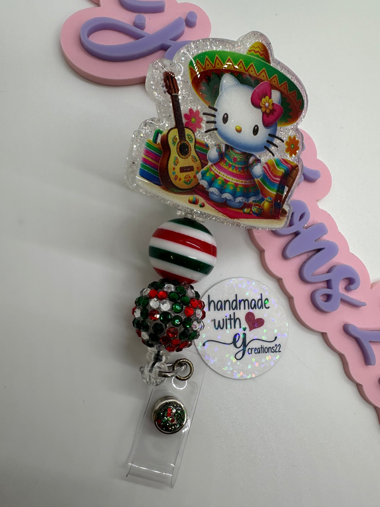 Kitty Fiesta Cinco de Mayo Badge Reel