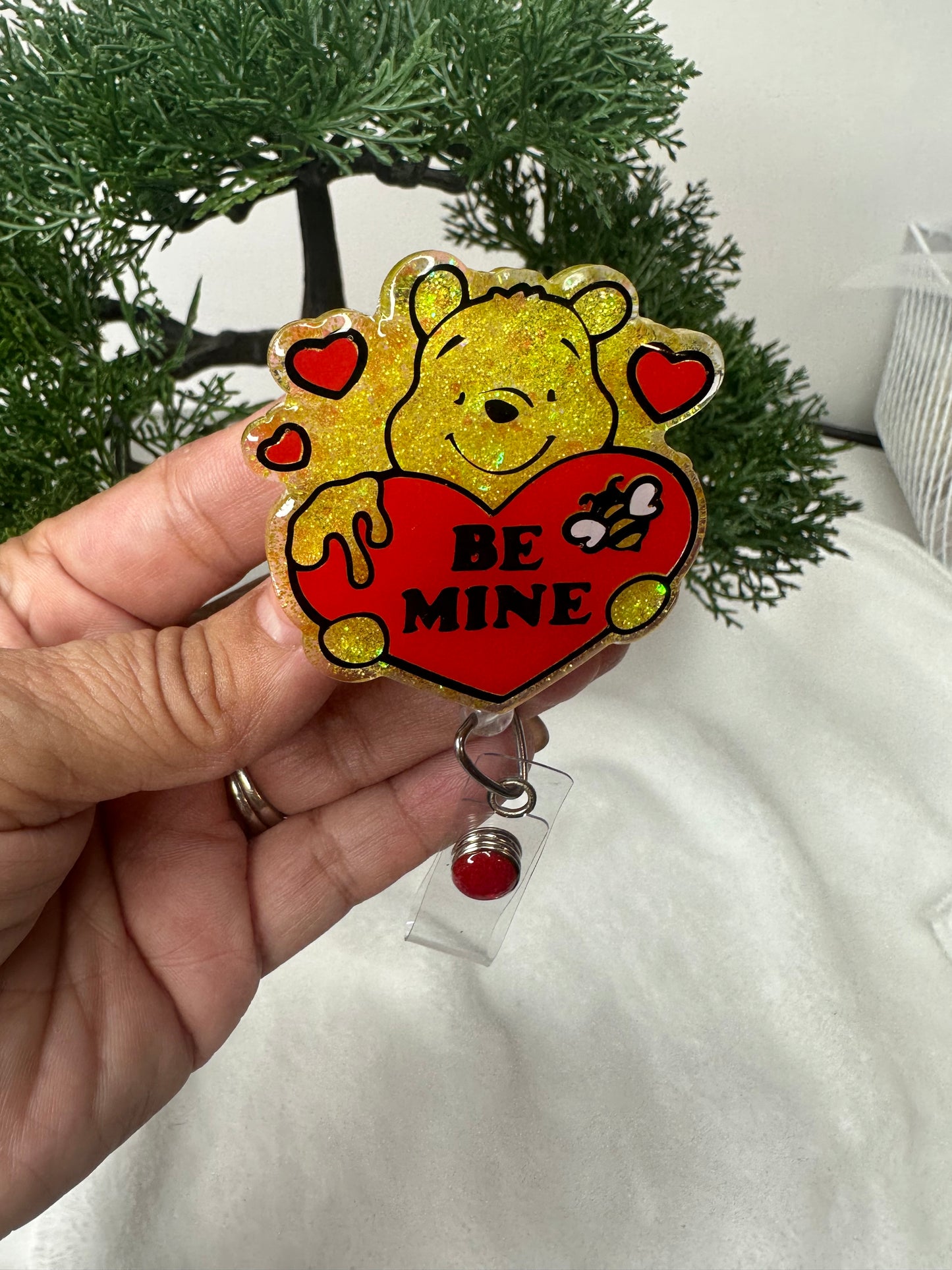 Pooh Be Mine Badge Reel