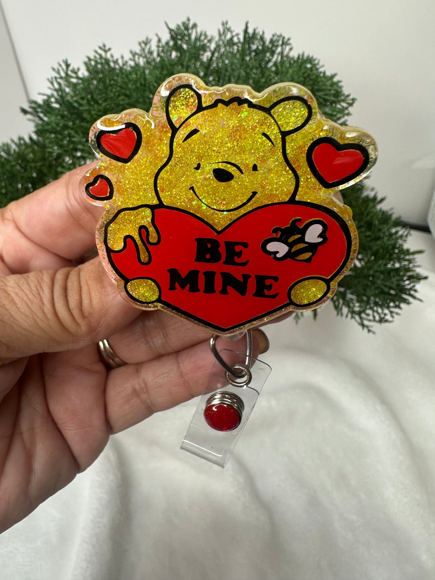 Pooh Be Mine Badge Reel