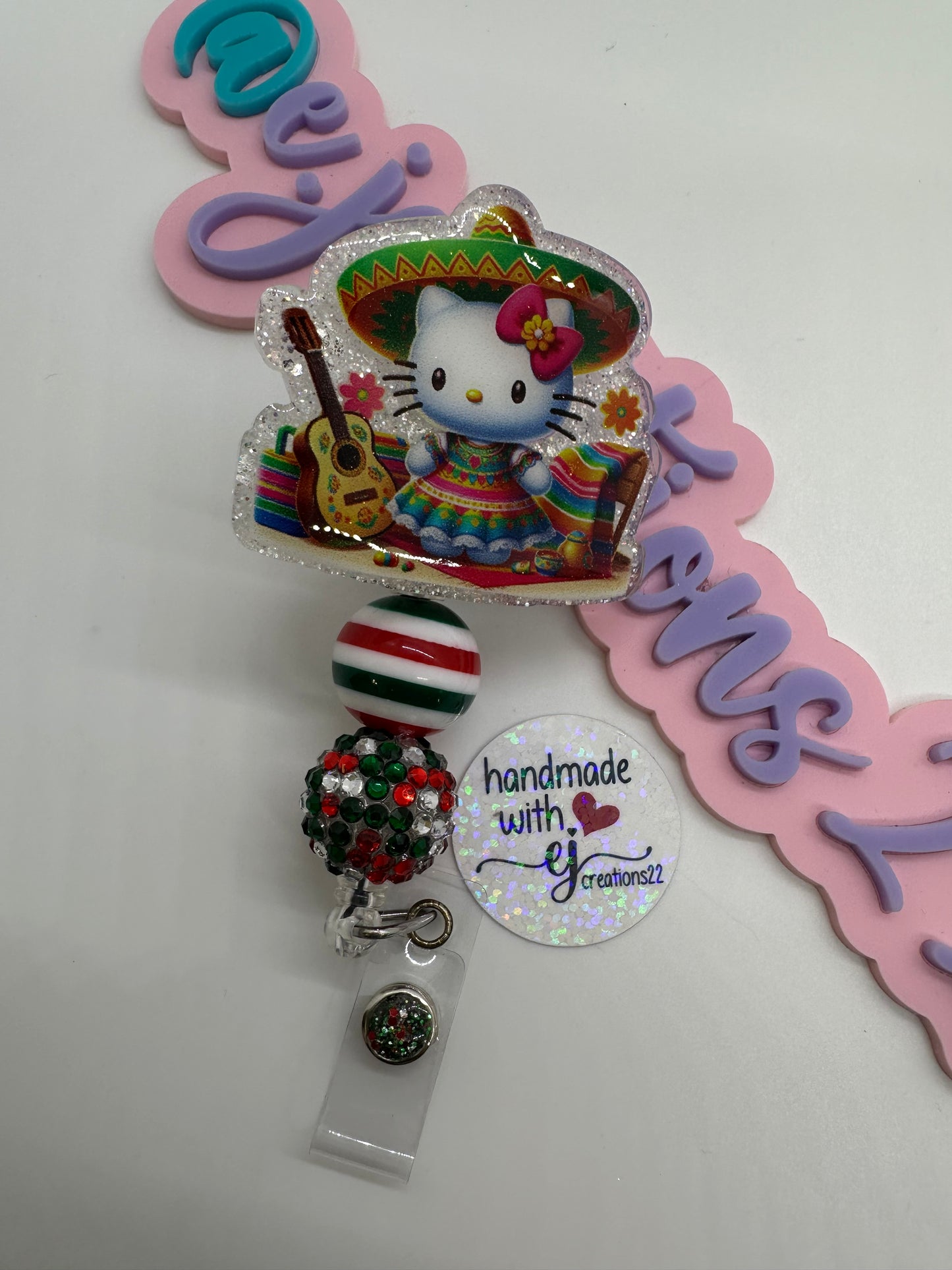 Kitty Fiesta Cinco de Mayo Badge Reel