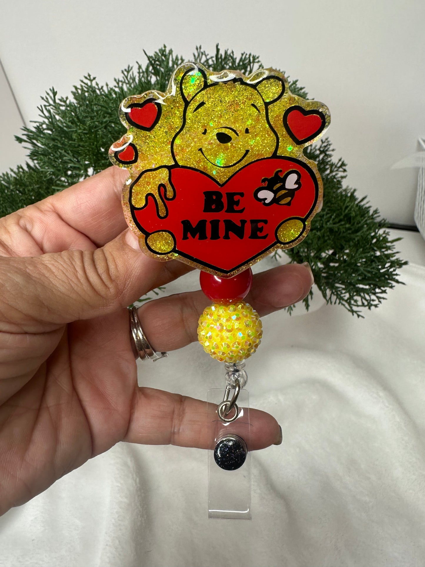 Pooh Be Mine Badge Reel