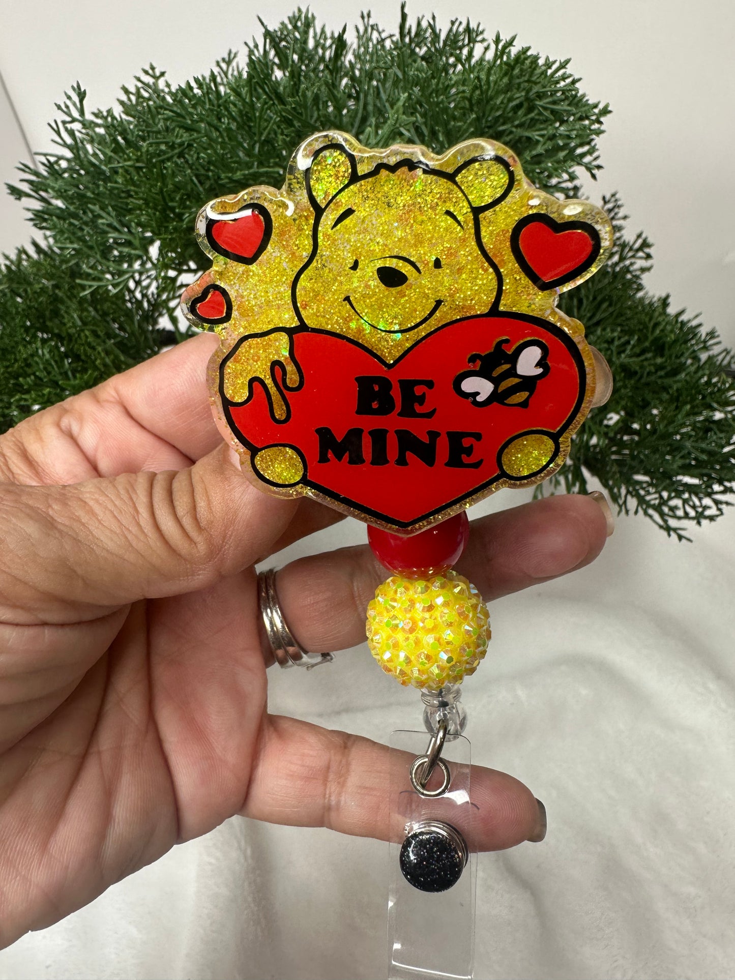 Pooh Be Mine Badge Reel