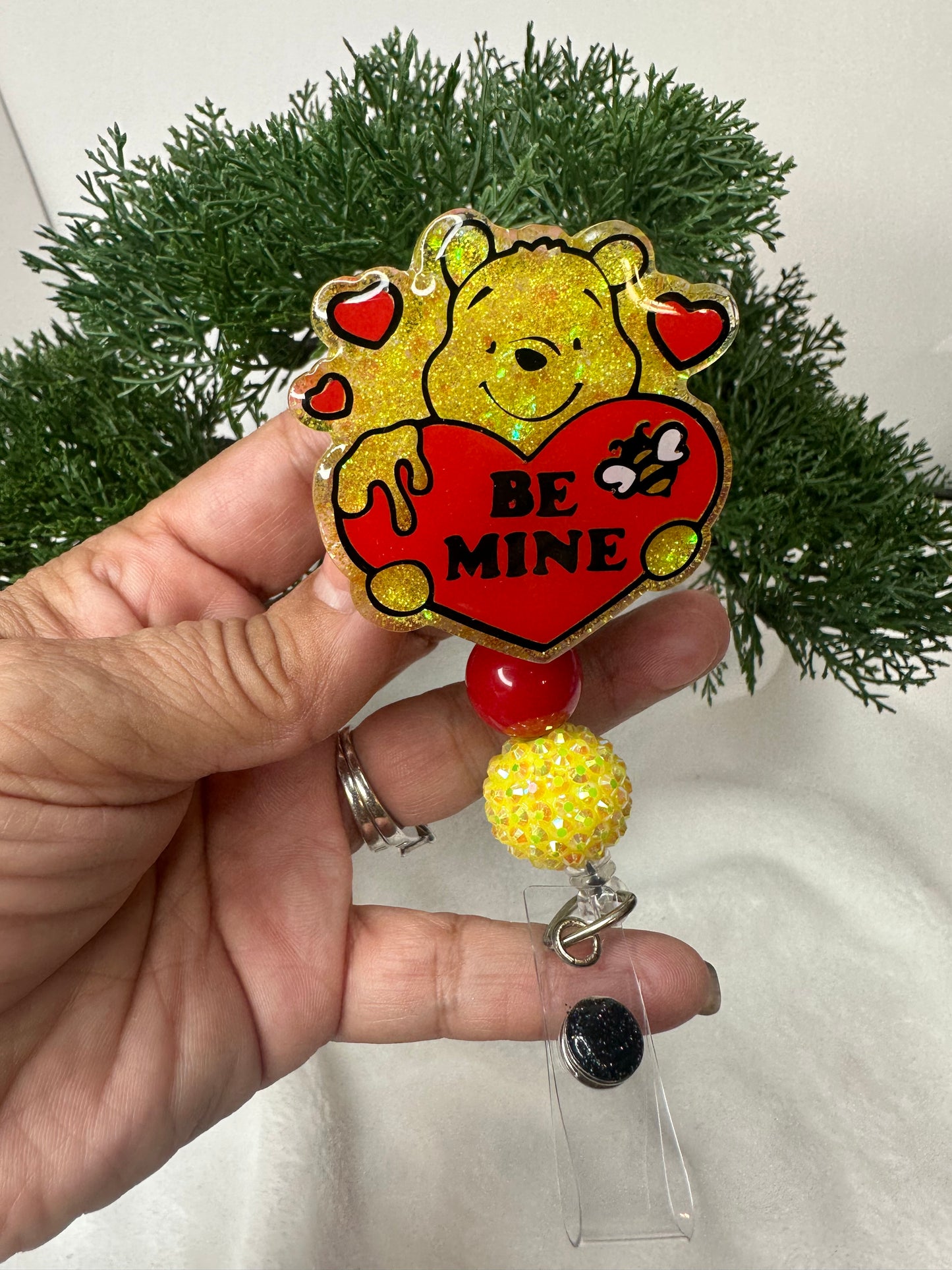 Pooh Be Mine Badge Reel