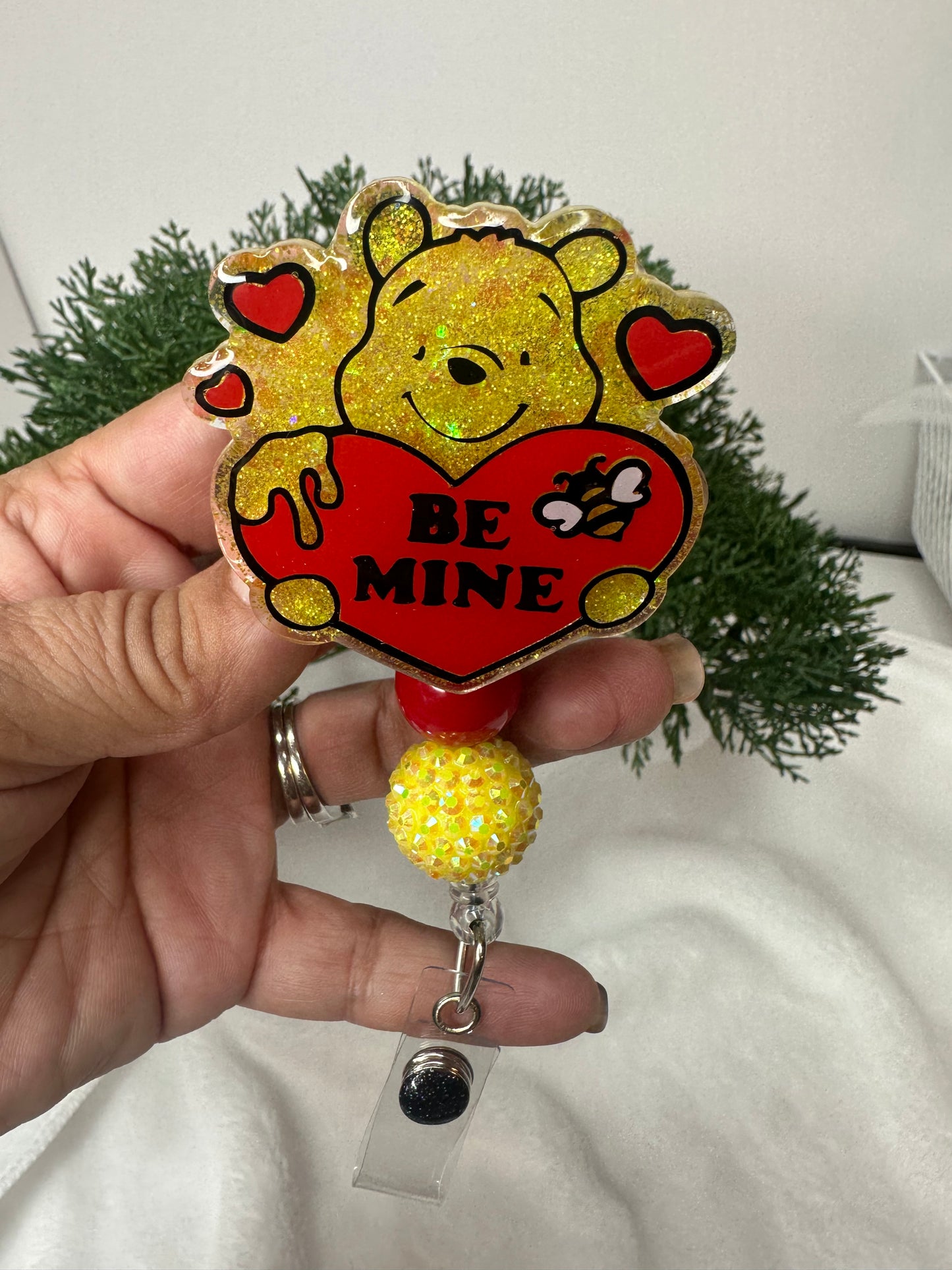 Pooh Be Mine Badge Reel