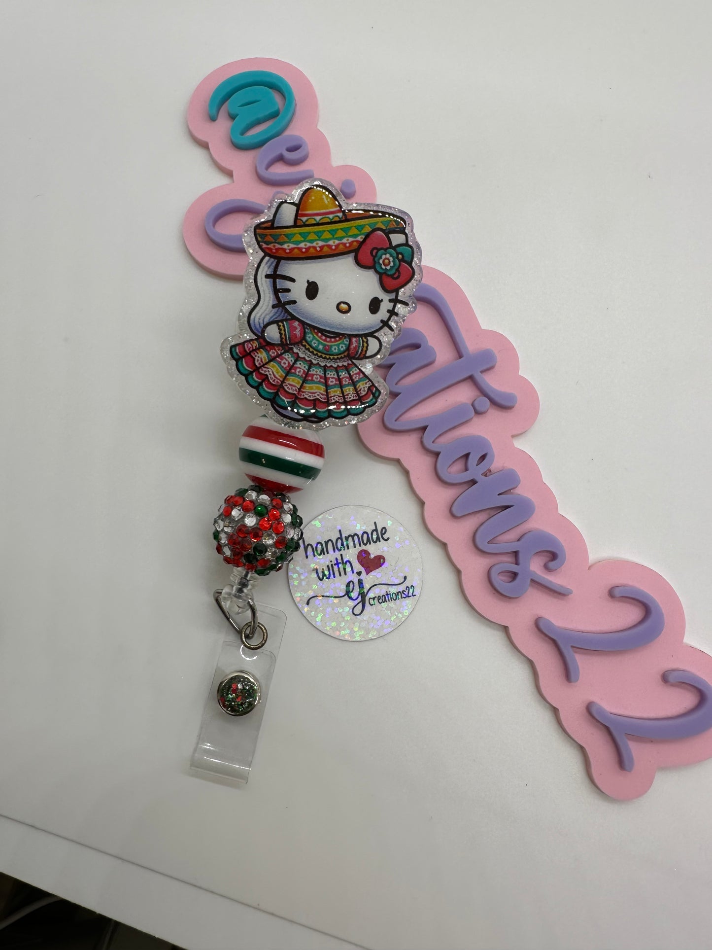 Kitty Cinco de Mayo Badge Reel