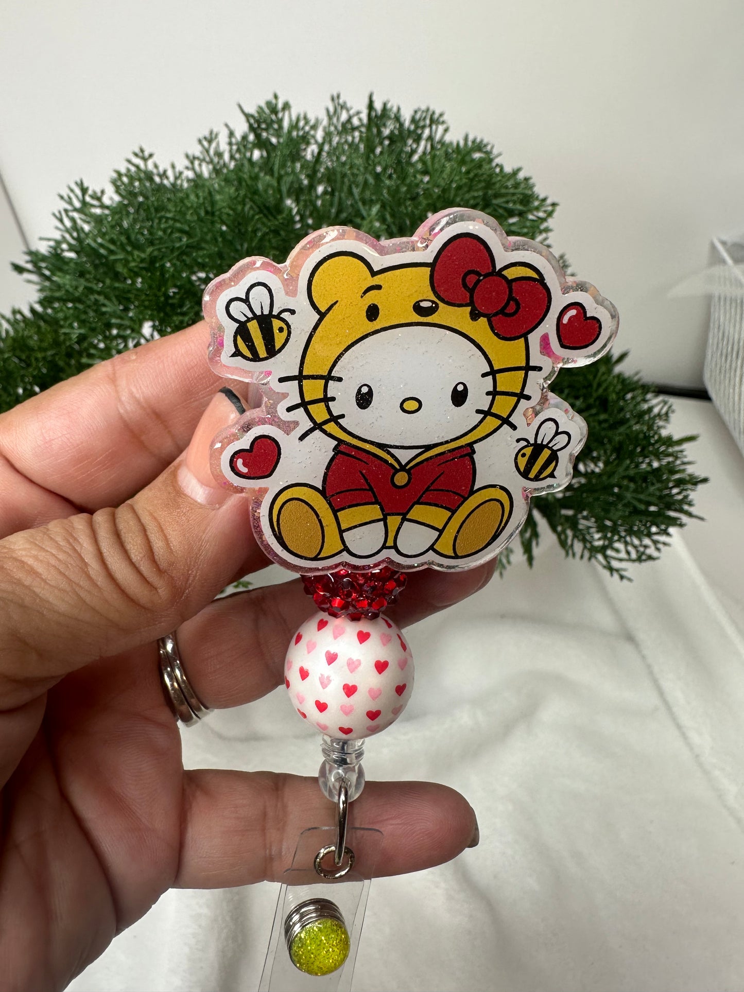 Kitty Pooh Badge Reel