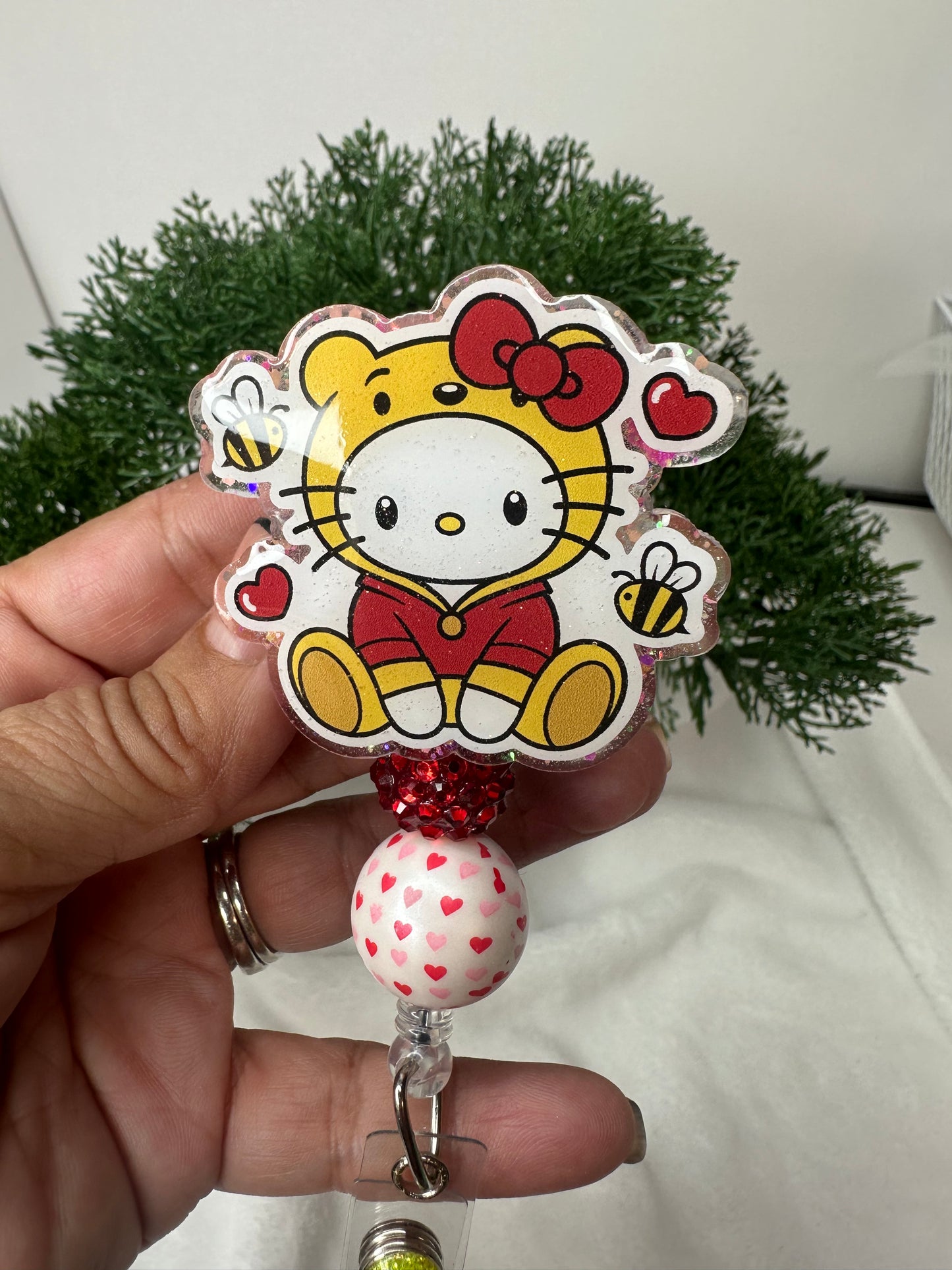 Kitty Pooh Badge Reel