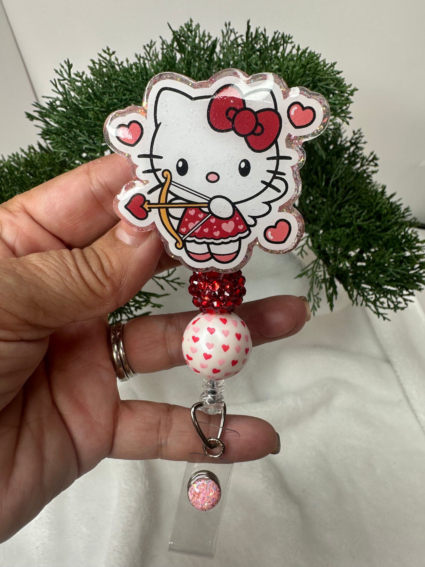 Cupid Kitty Badge Reel