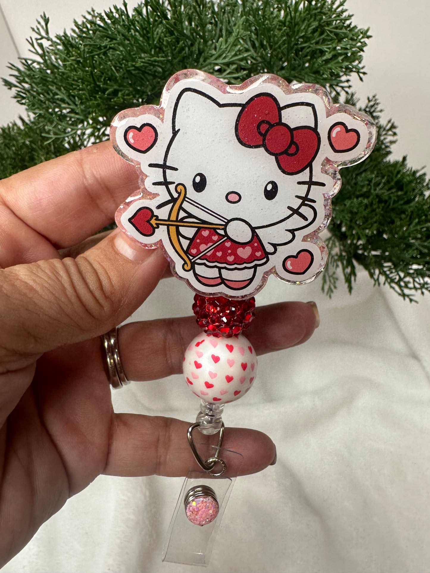 Cupid Kitty Badge Reel