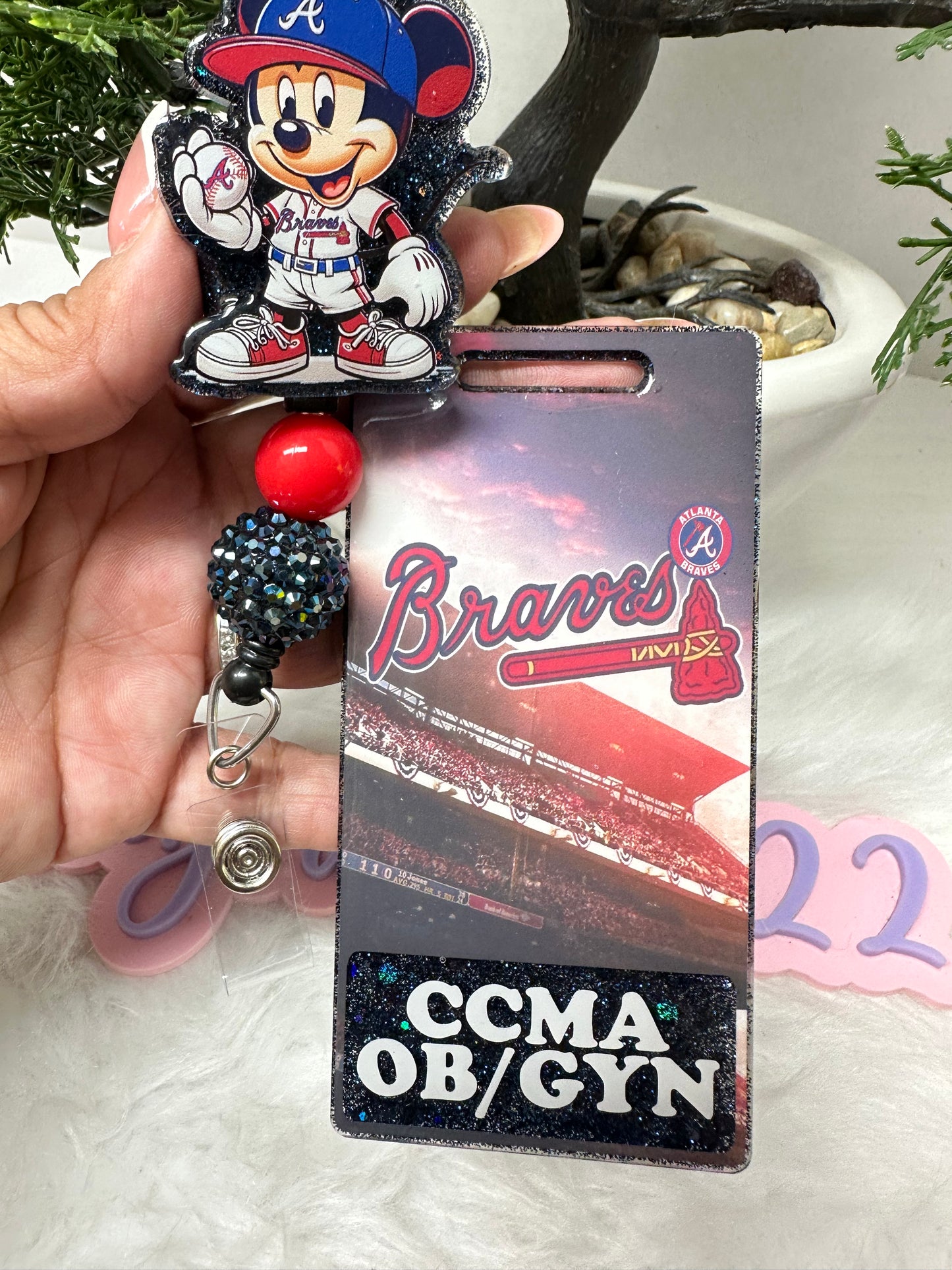 Baseball Mouse Badge Buddy Set