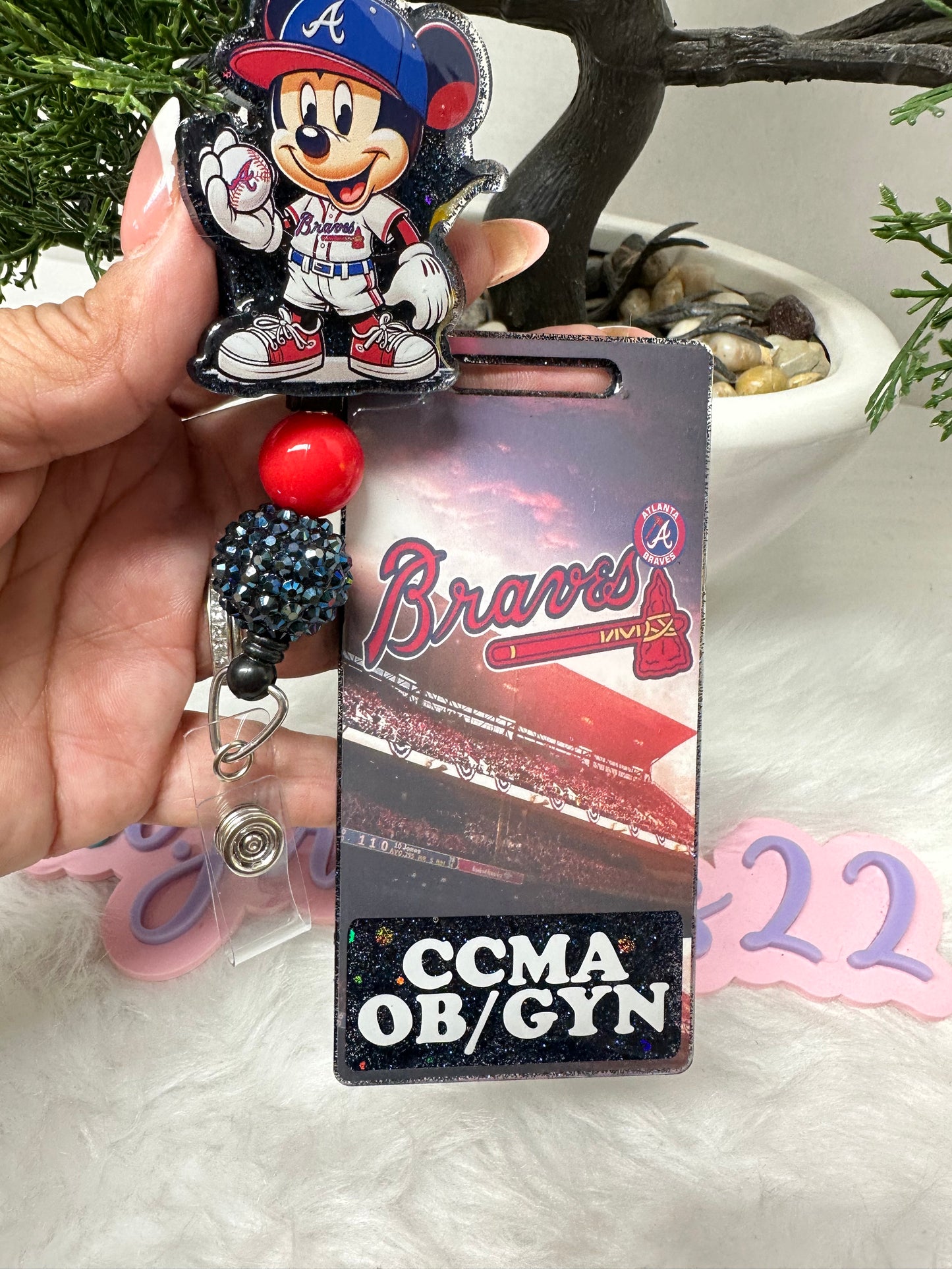 Baseball Mouse Badge Buddy Set