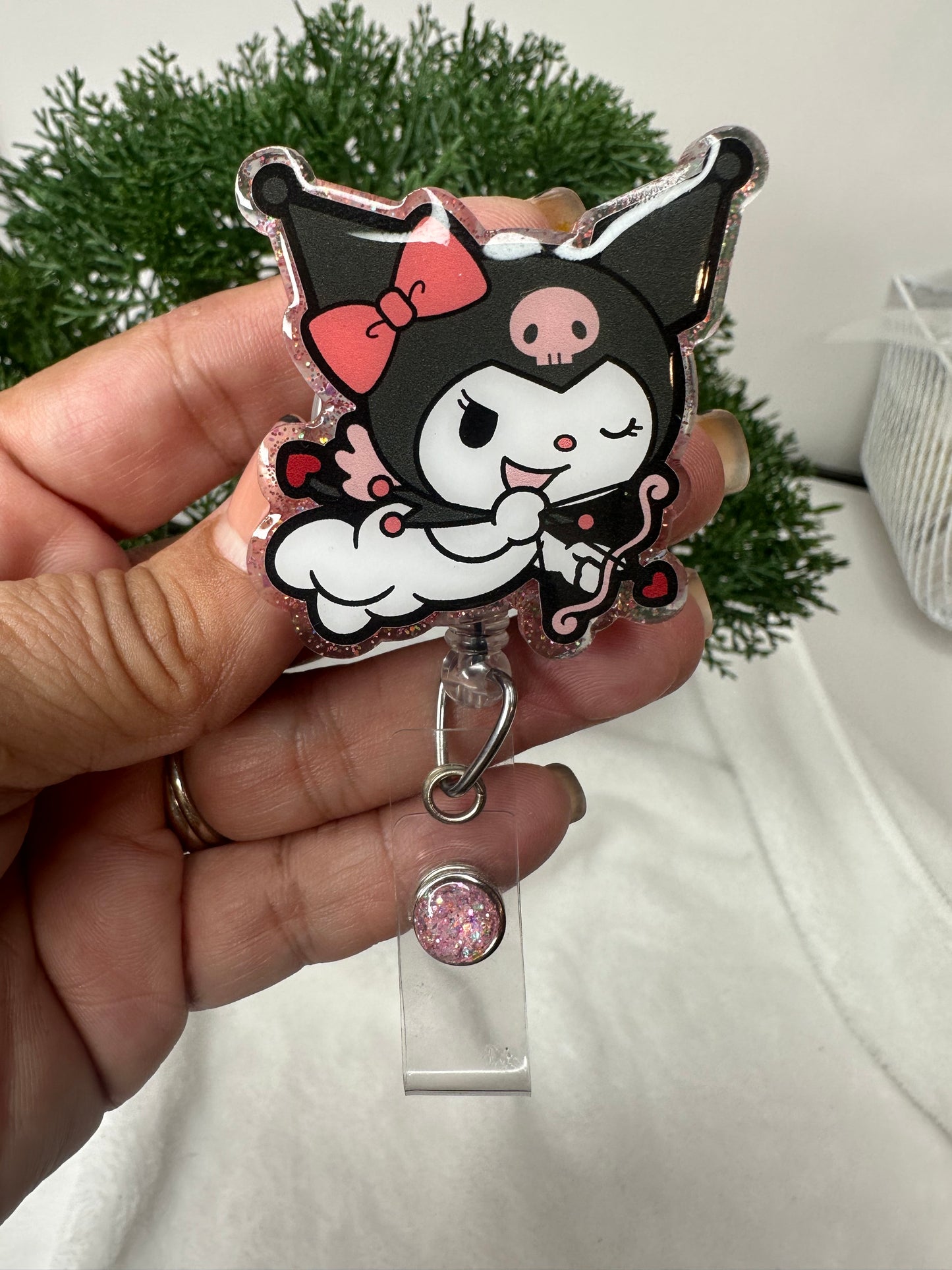 Kawaii Cupid Kuro Badge Reel