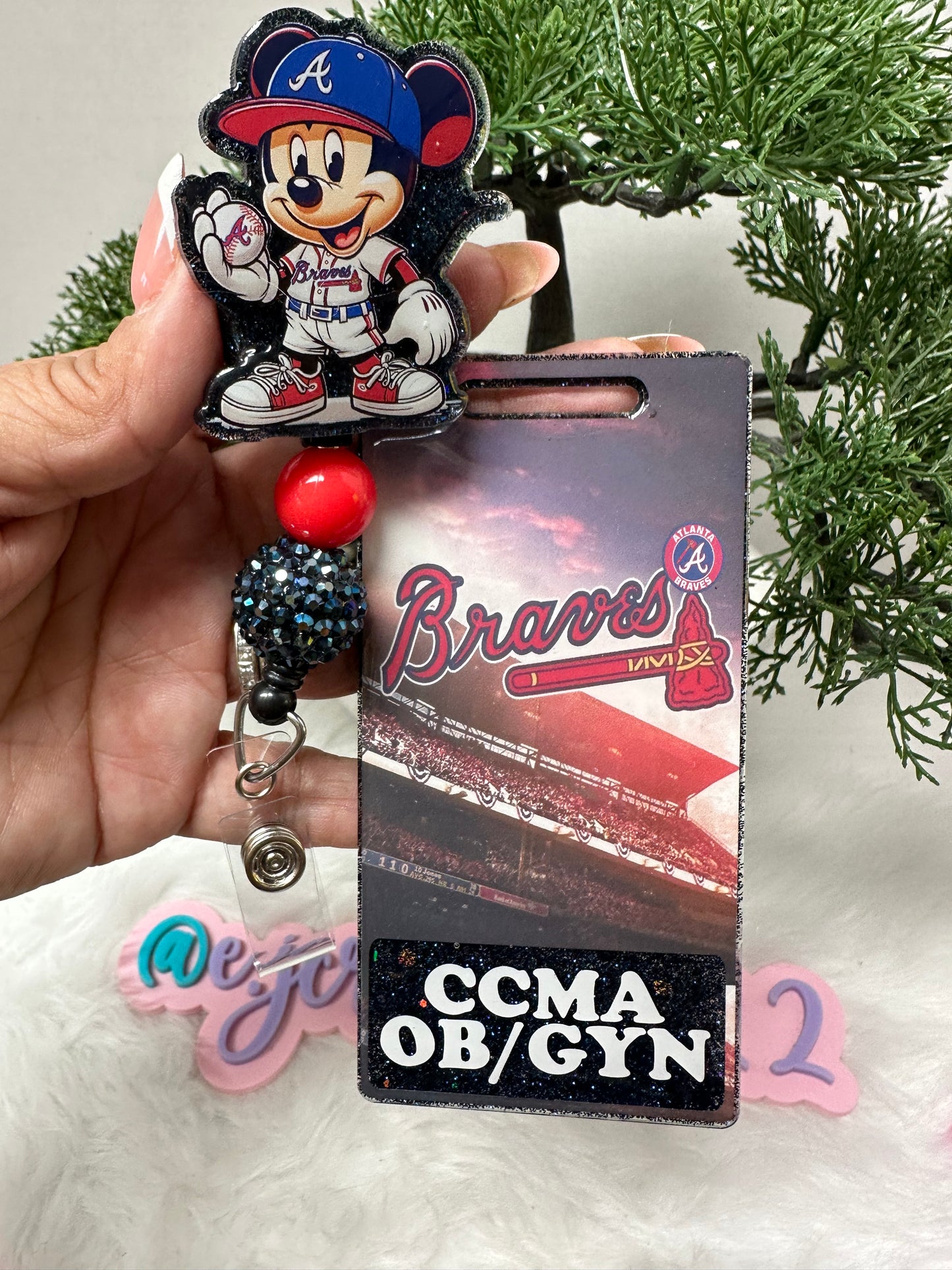 Baseball Mouse Badge Buddy Set