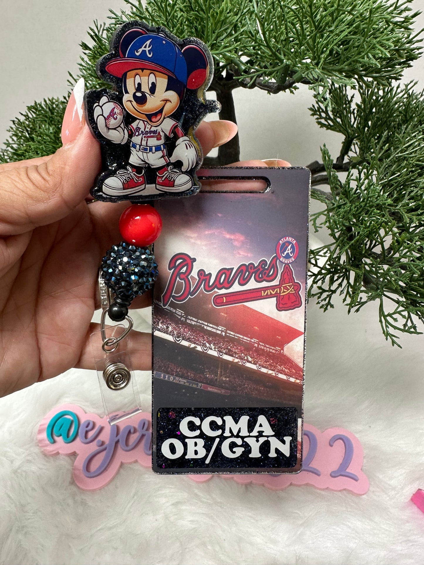 Baseball Mouse Badge Buddy Set