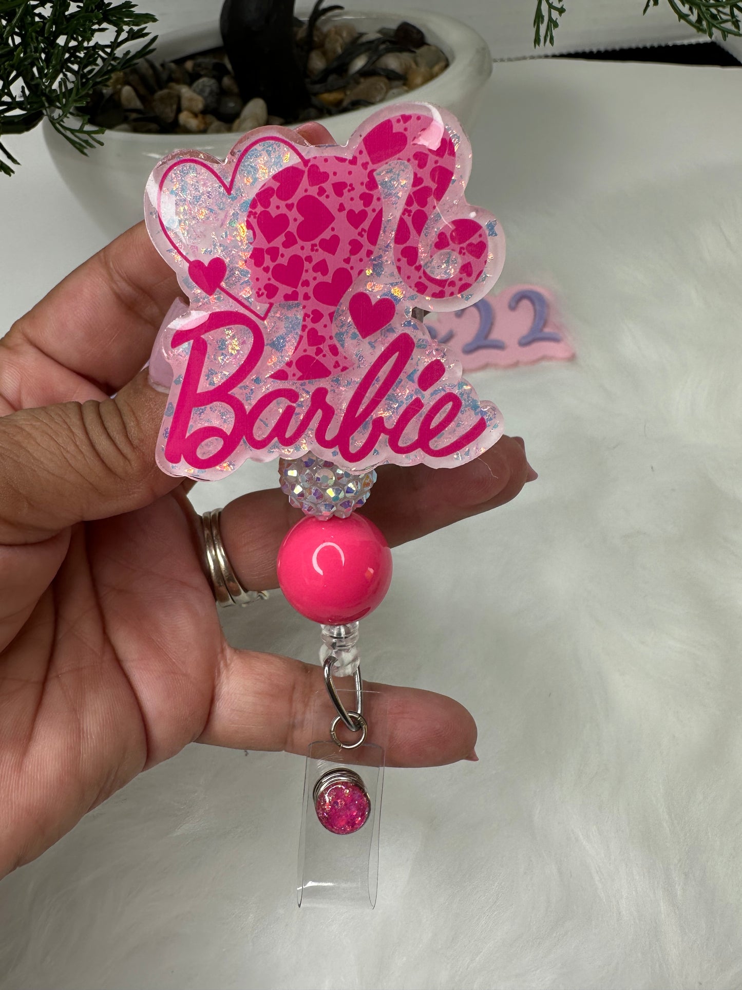 Barbie Badge Reel