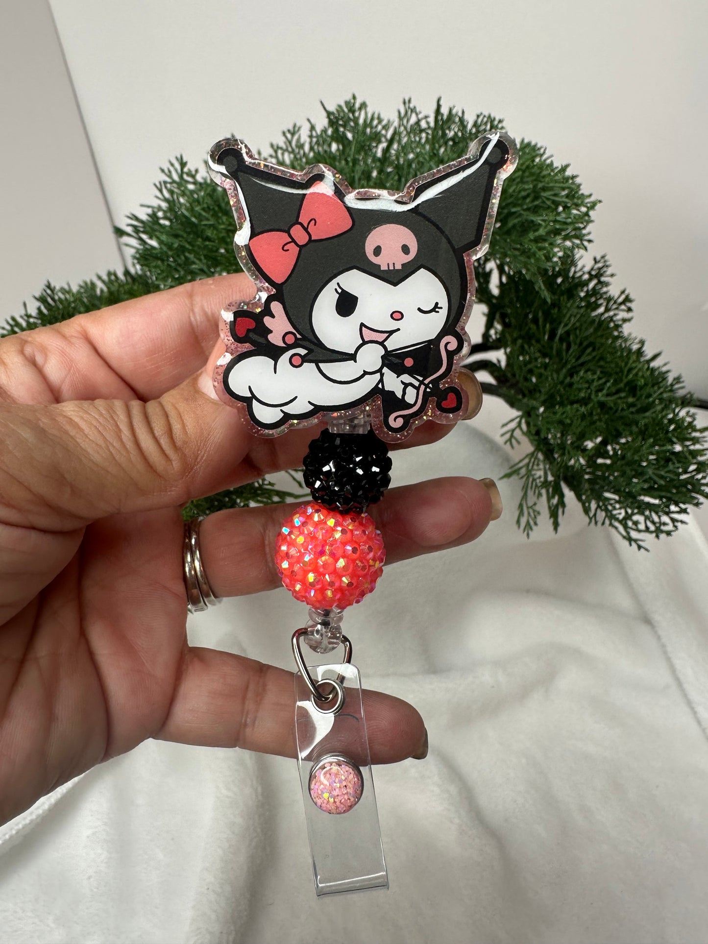 Kawaii Cupid Kuro Badge Reel