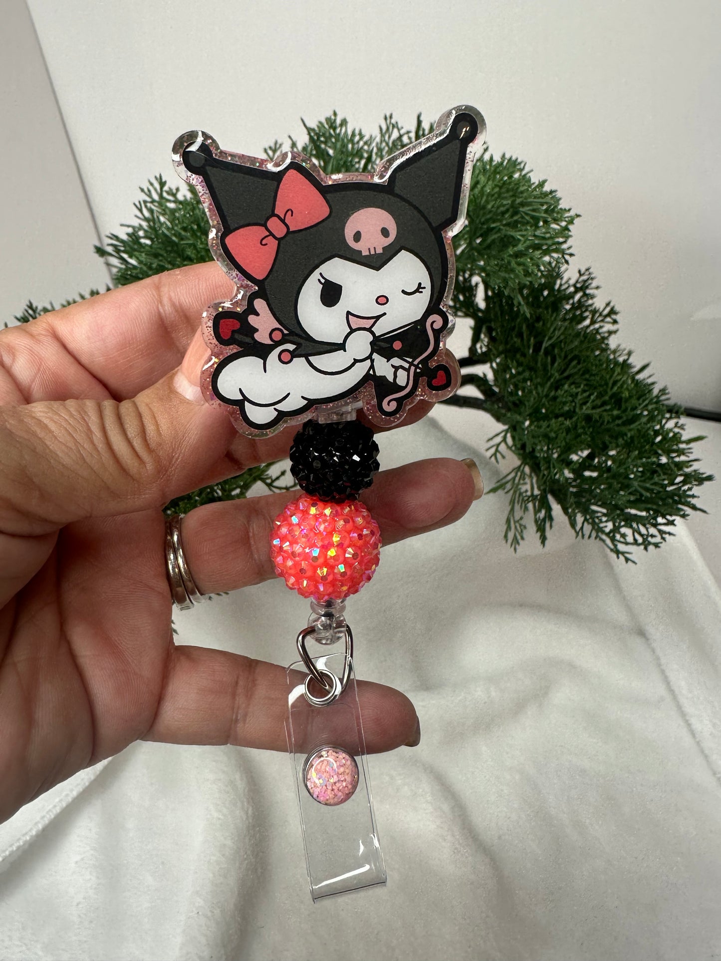 Kawaii Cupid Kuro Badge Reel