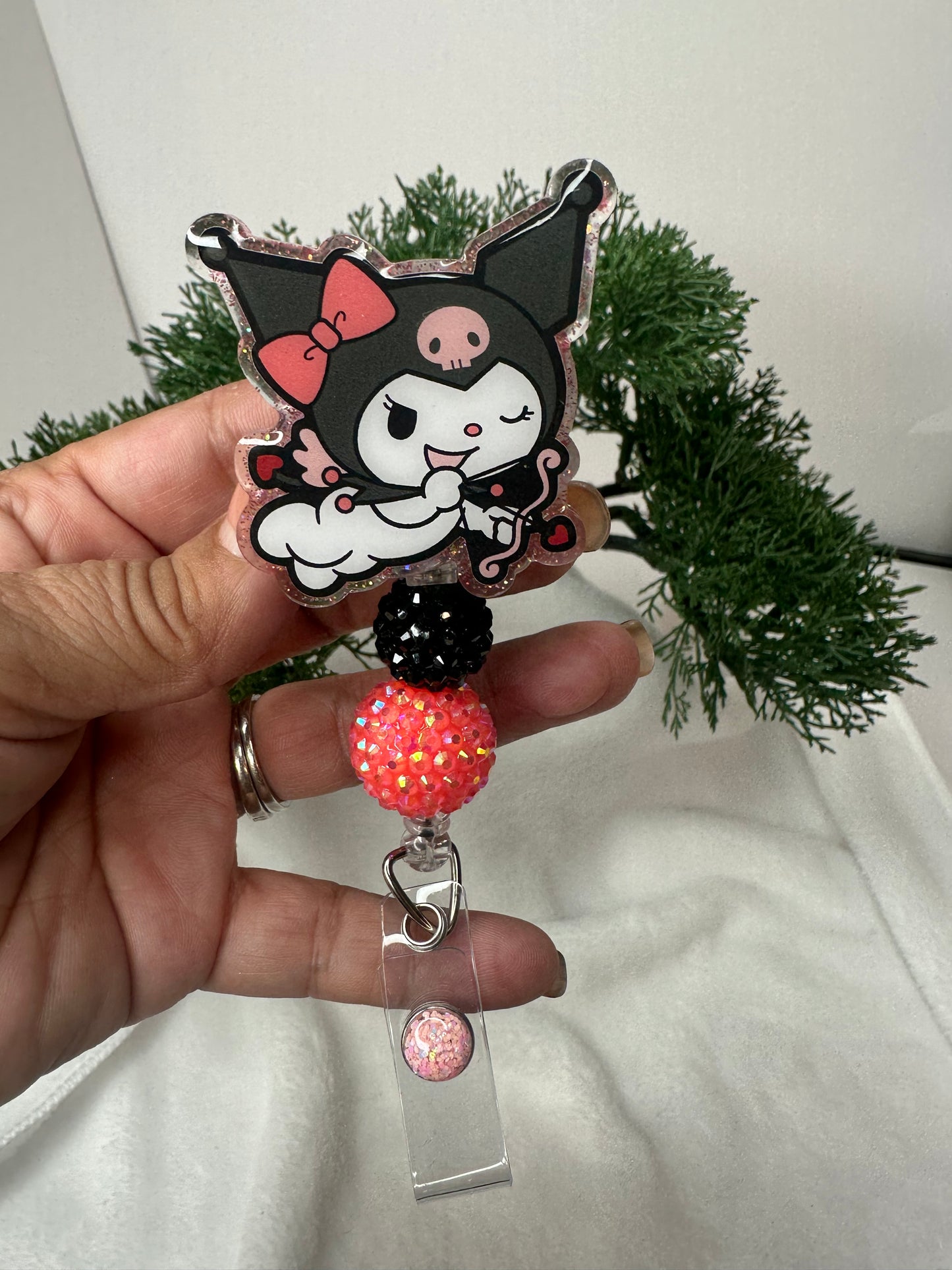 Kawaii Cupid Kuro Badge Reel