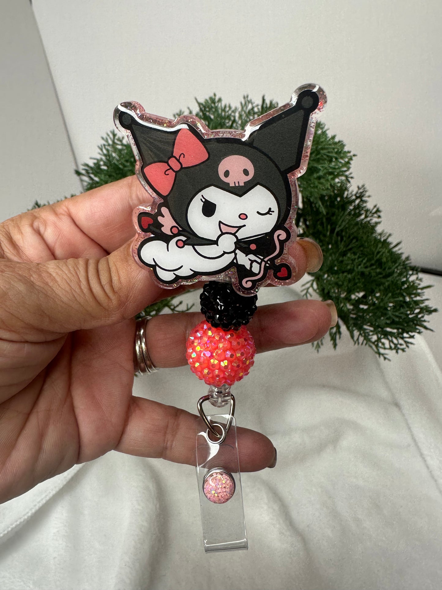 Kawaii Cupid Kuro Badge Reel