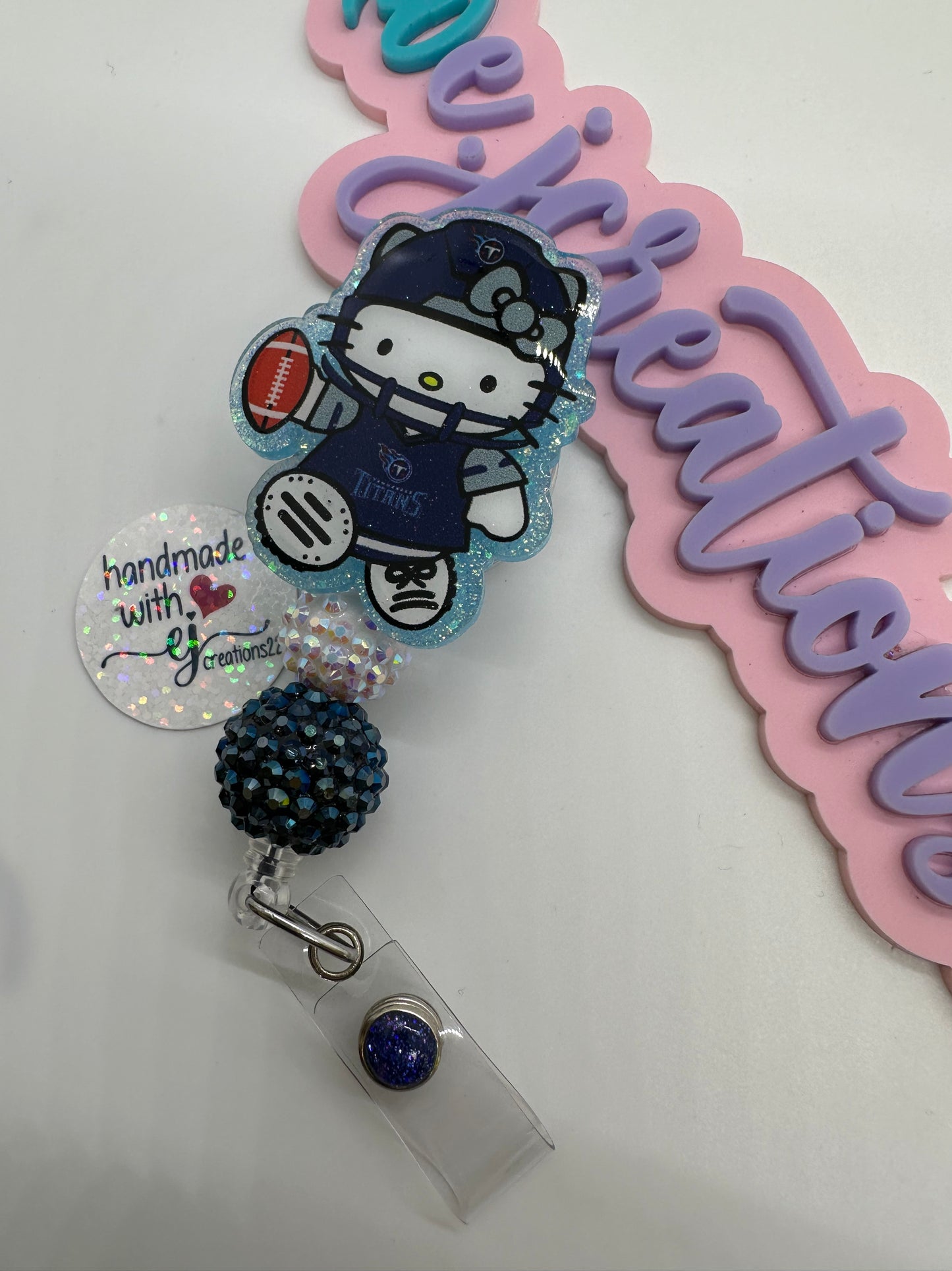 Kitty Football Badge Reel