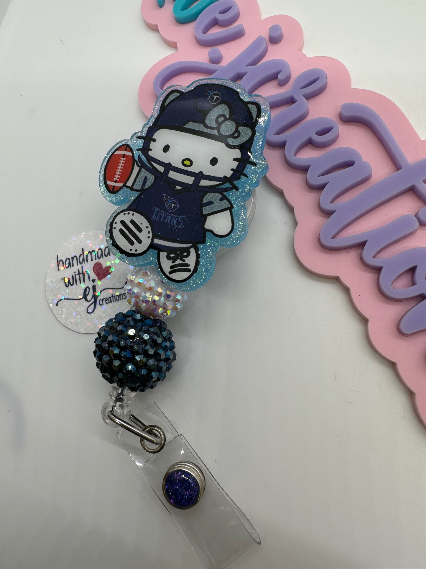 Kitty Football Badge Reel