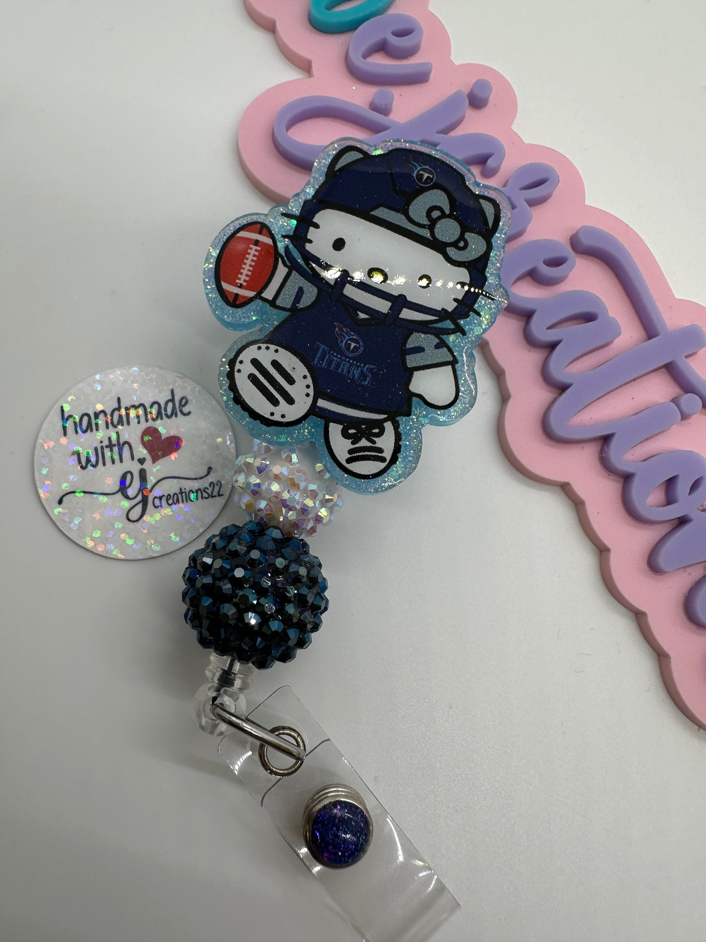 Kitty Football Badge Reel