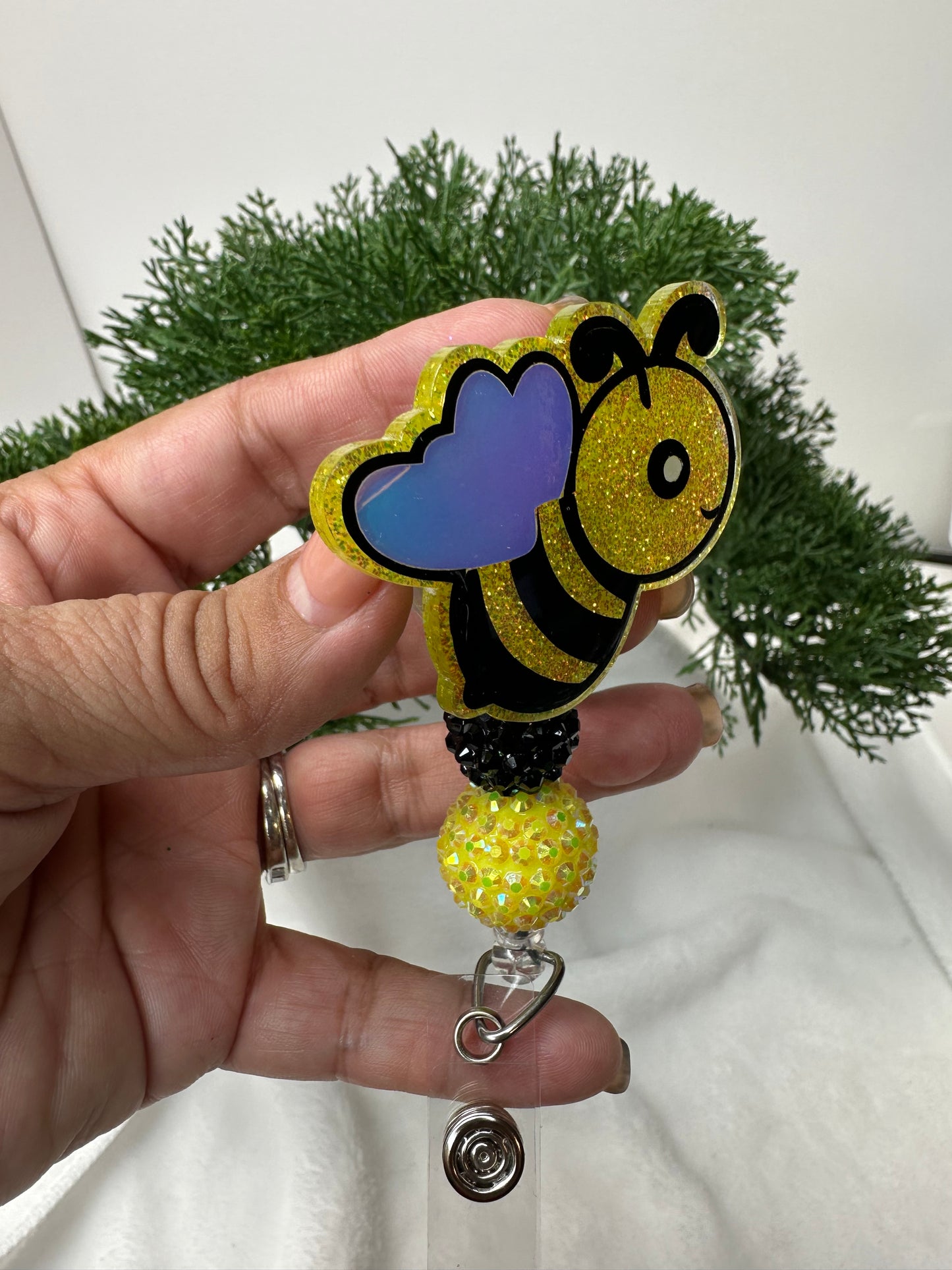 Cute Bee Badge Reel