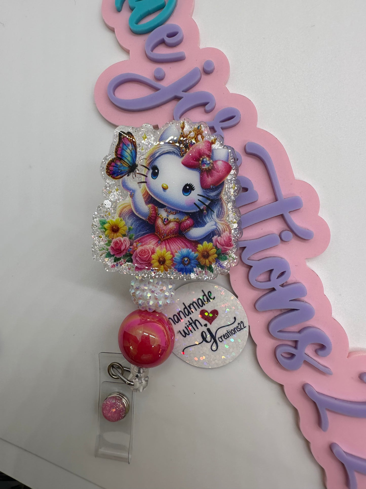 Kitty Princess Badge Reel