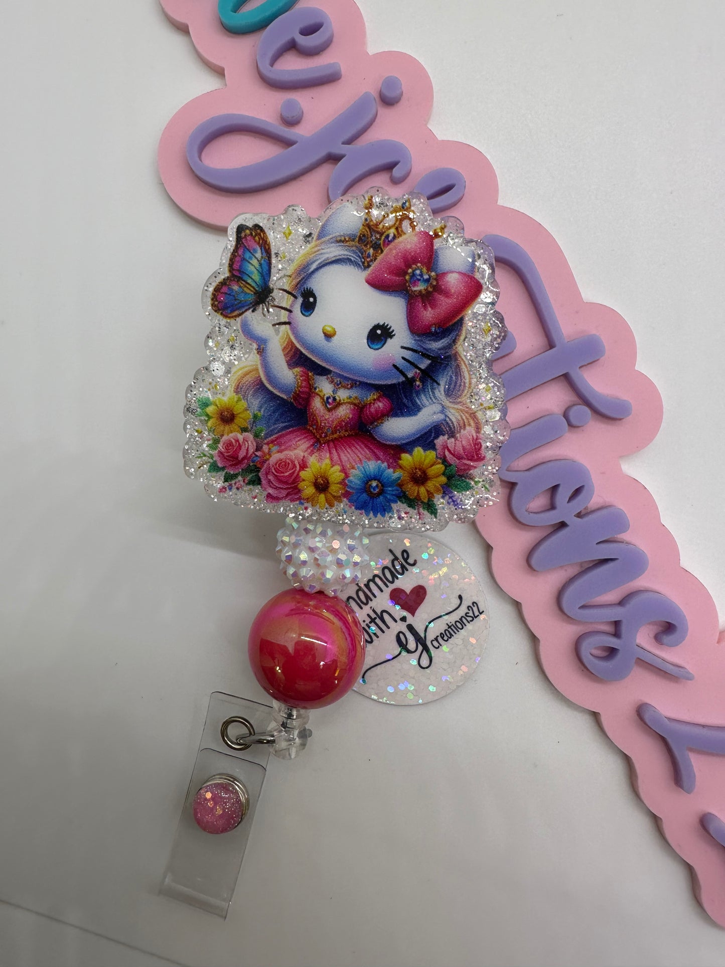 Kitty Princess Badge Reel