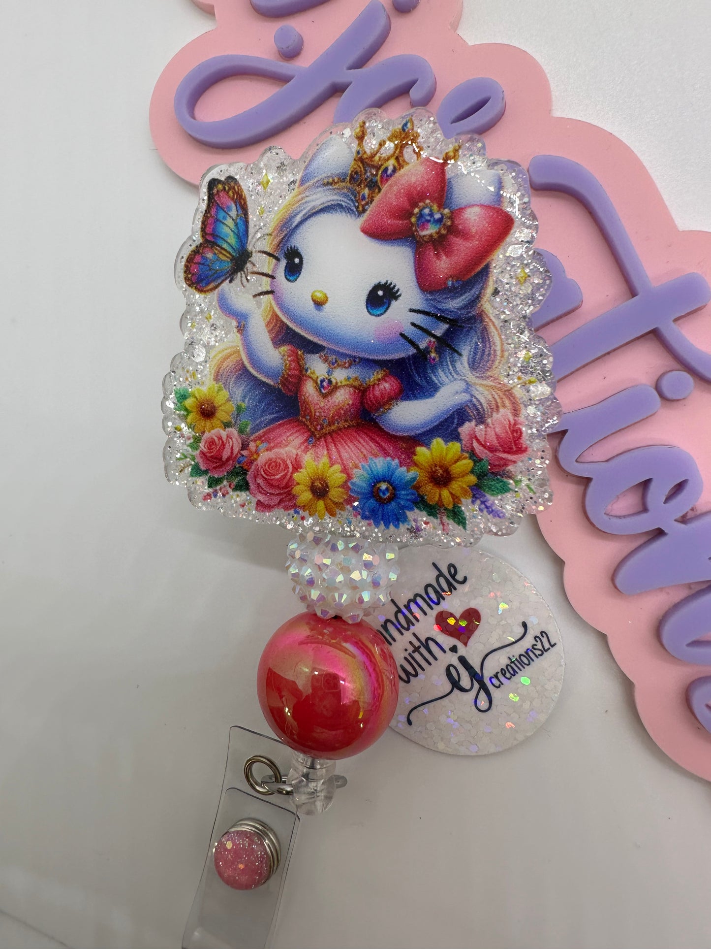 Kitty Princess Badge Reel