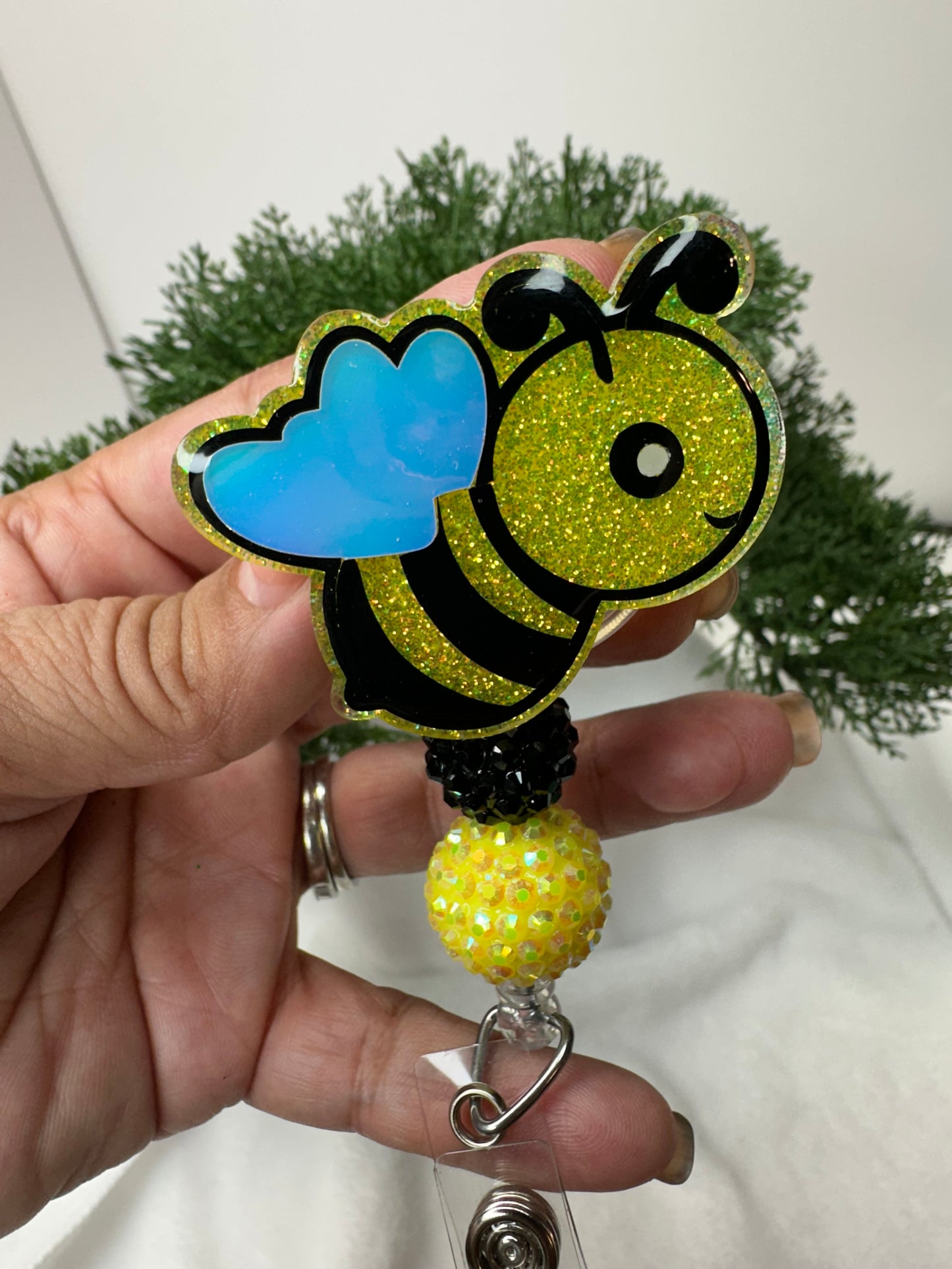 Cute Bee Badge Reel