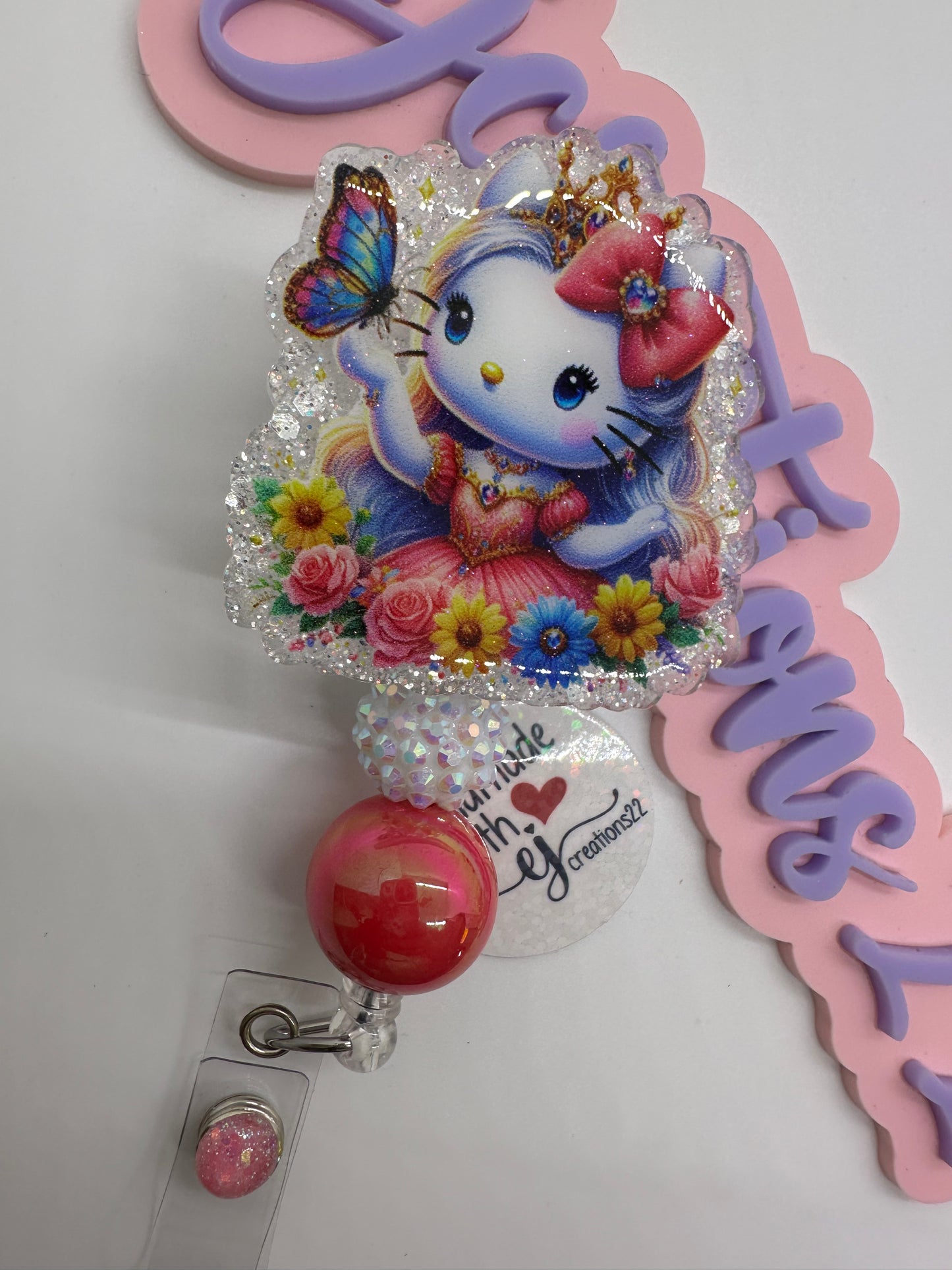 Kitty Princess Badge Reel