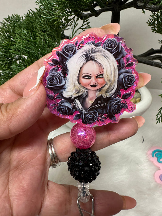 Tiffany Bride of Chucky Badge Reel