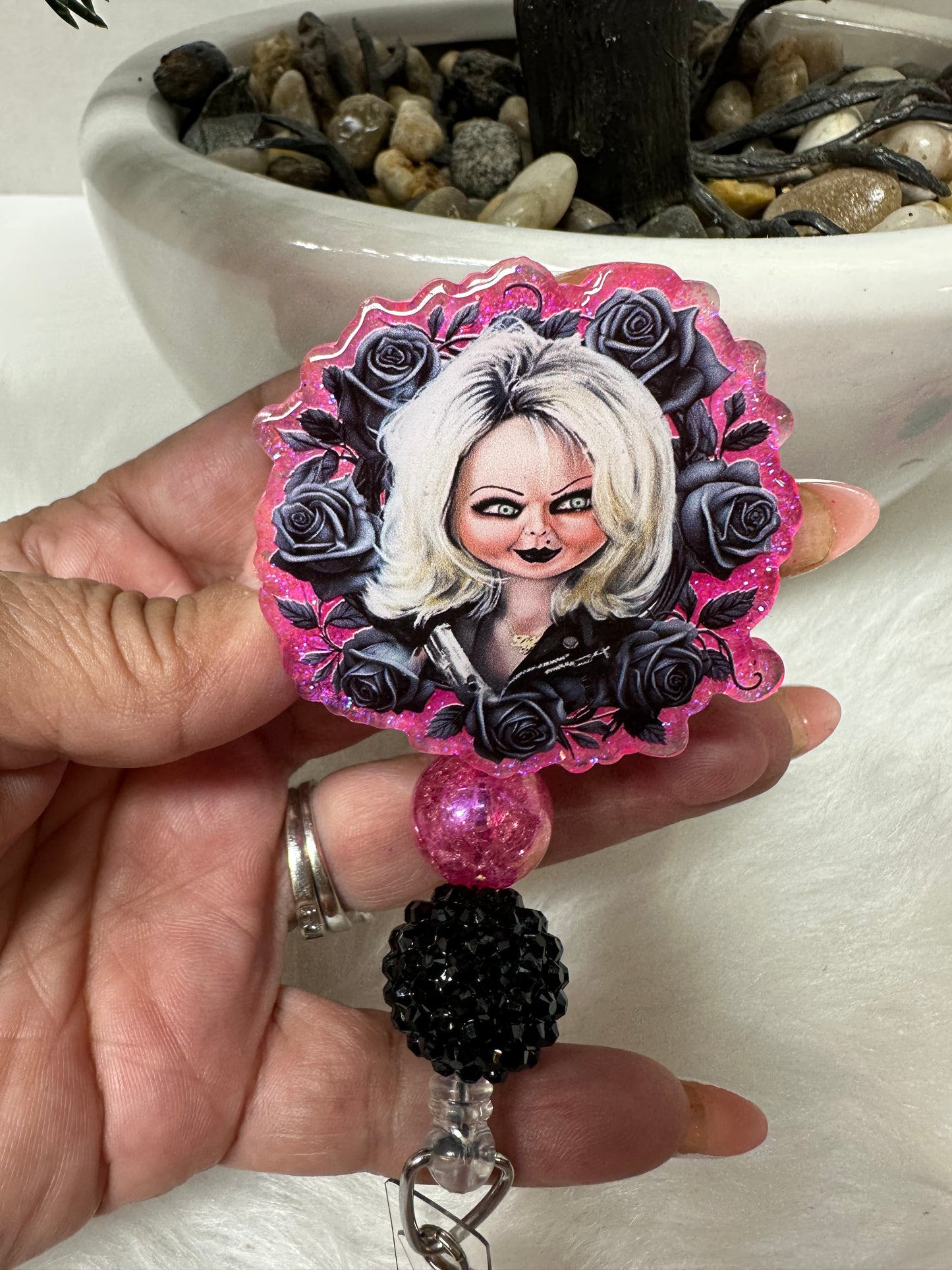 Tiffany Bride of Chucky Badge Reel