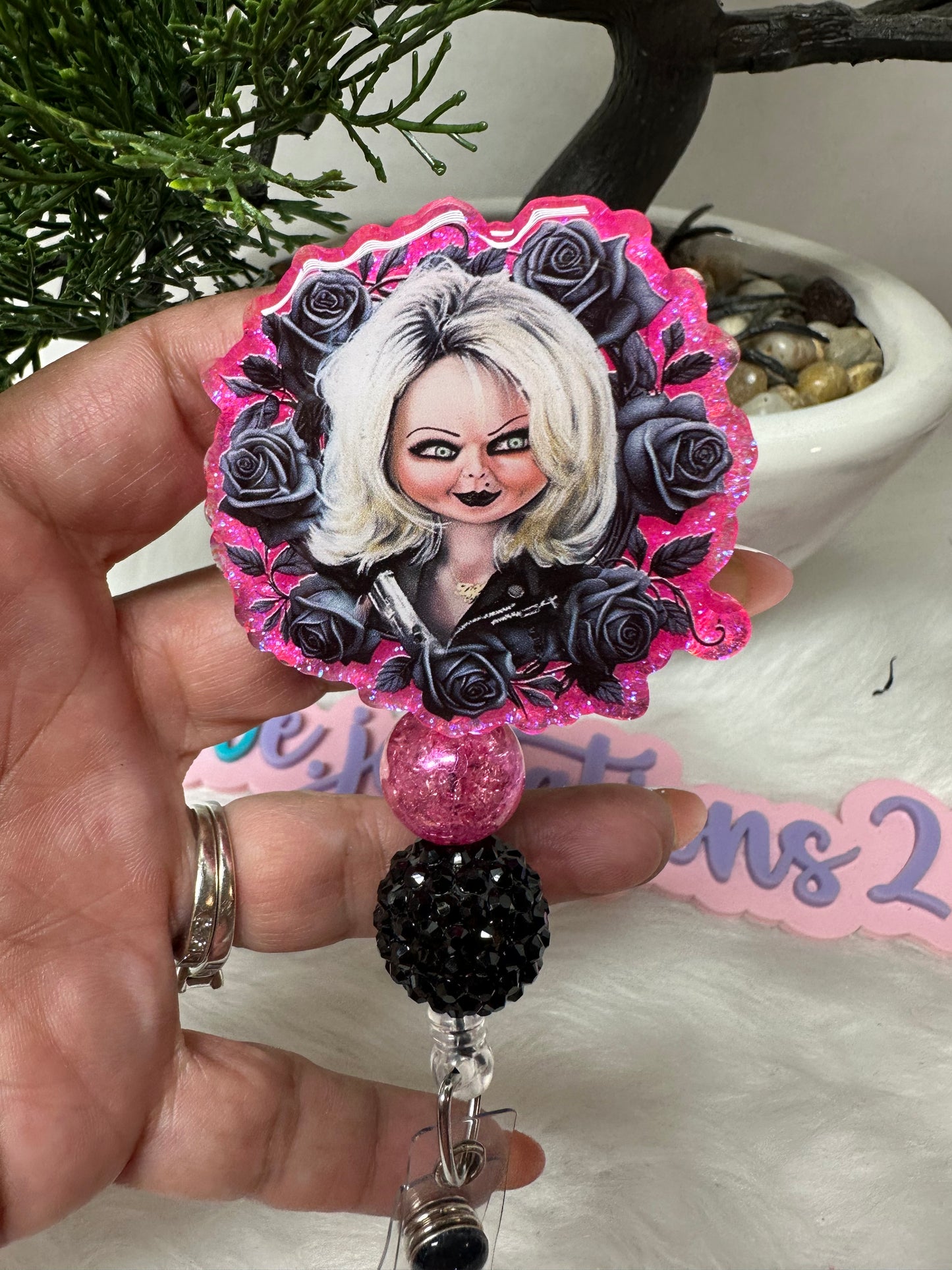 Tiffany Bride of Chucky Badge Reel