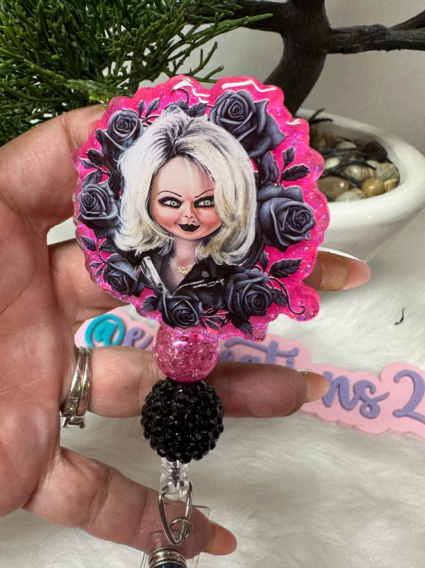 Tiffany Bride of Chucky Badge Reel
