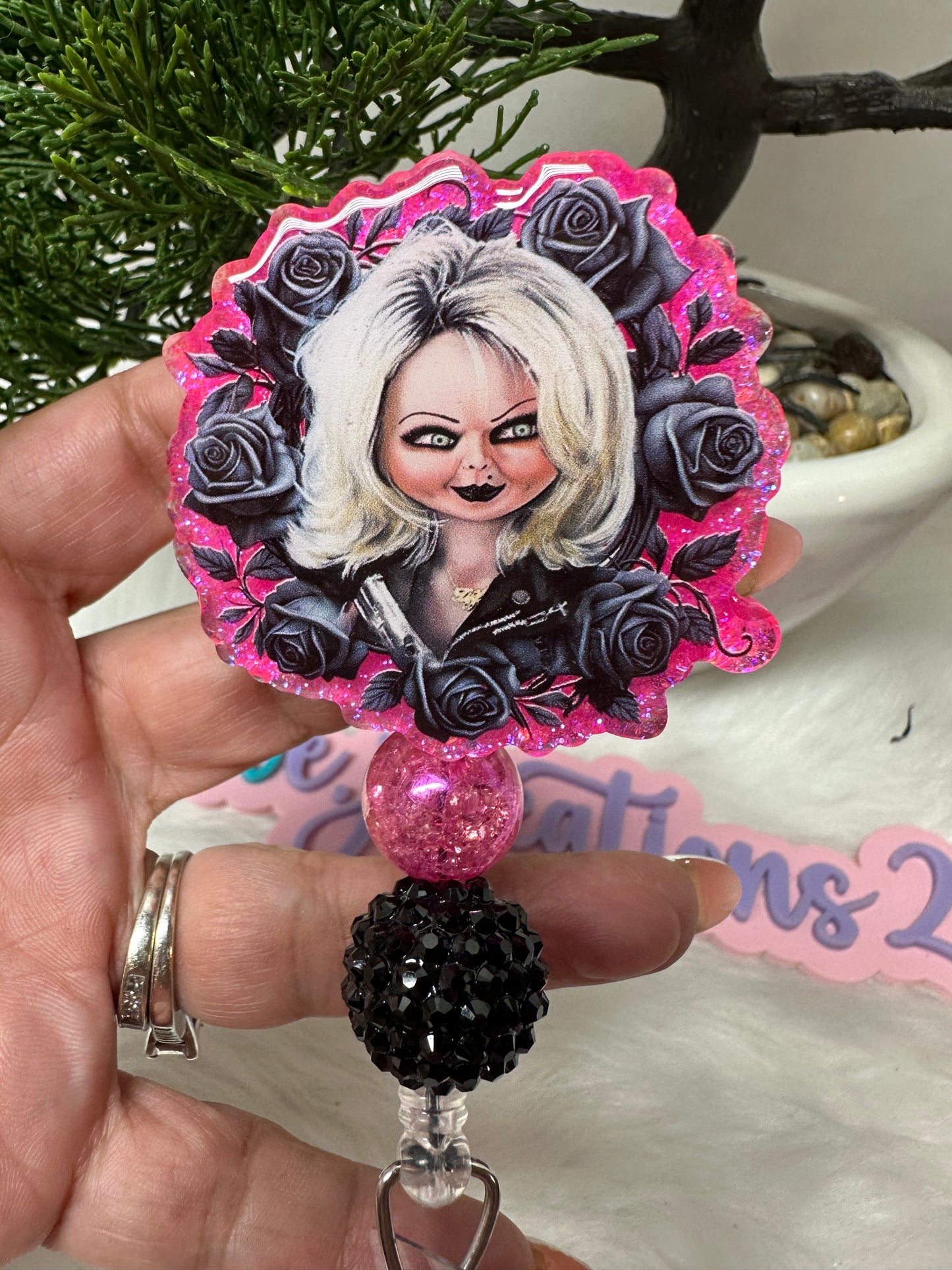 Tiffany Bride of Chucky Badge Reel