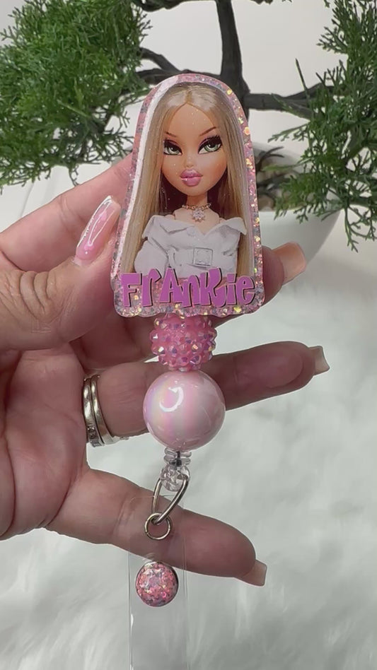 Frankie Bratz Doll Badge Reel
