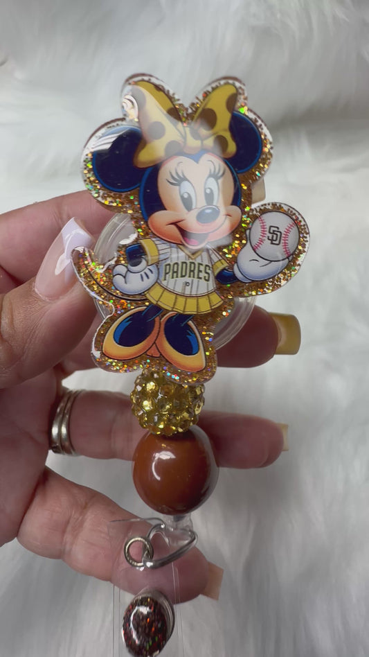 Mouse Ears Padre Badge Reel