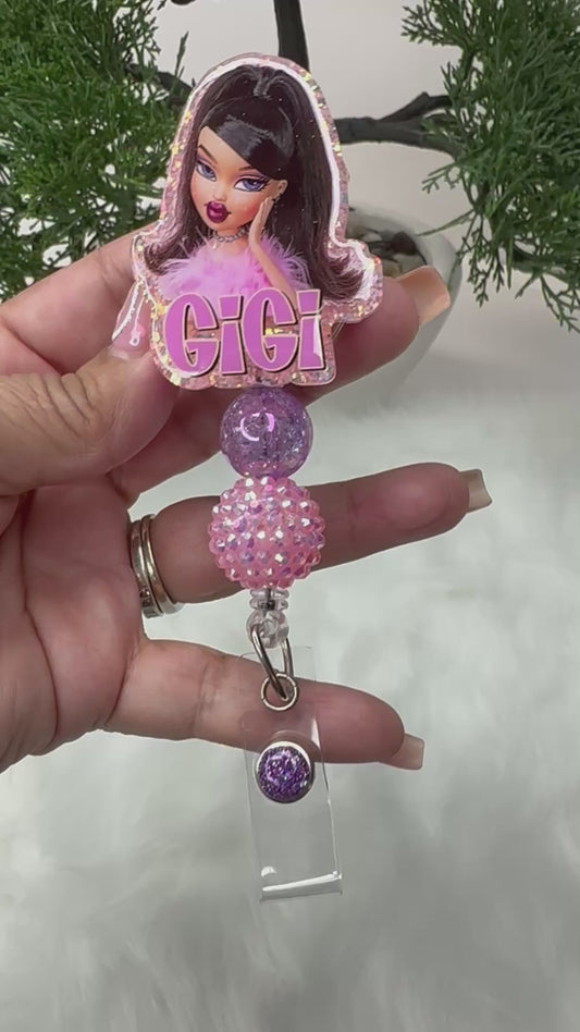 Gigi Bratz Doll Badge Reel