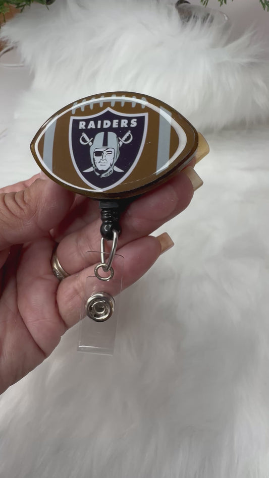 Football Badge Reel
