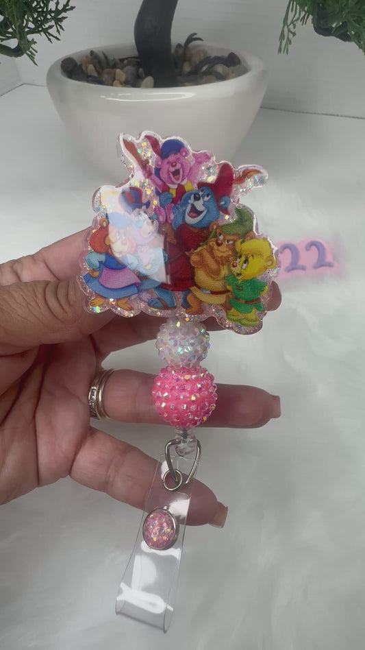 Gummi Bears Vintage Characters Badge Reel