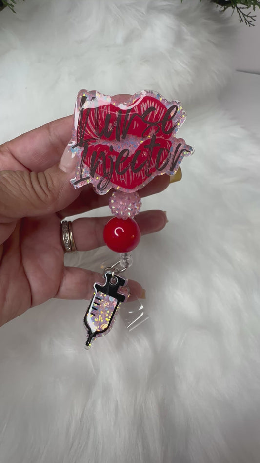 Nurse Injector Badge Reel