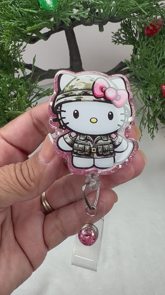 Kitty Military Badge Reel