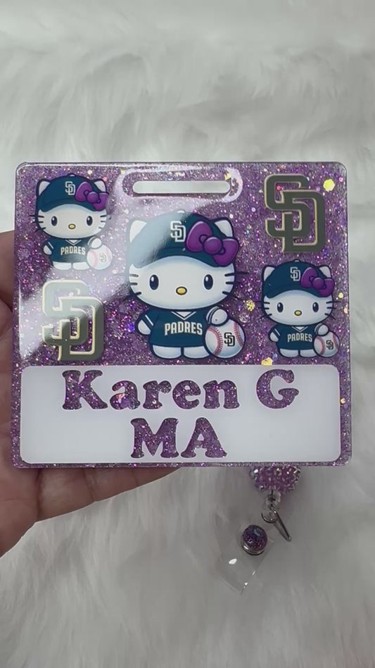 HK Brown Gold Baseball Badge Buddy set