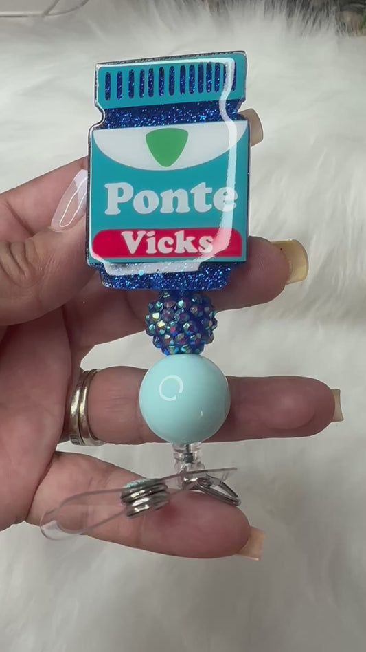 Ponte Vicks Badge Reel
